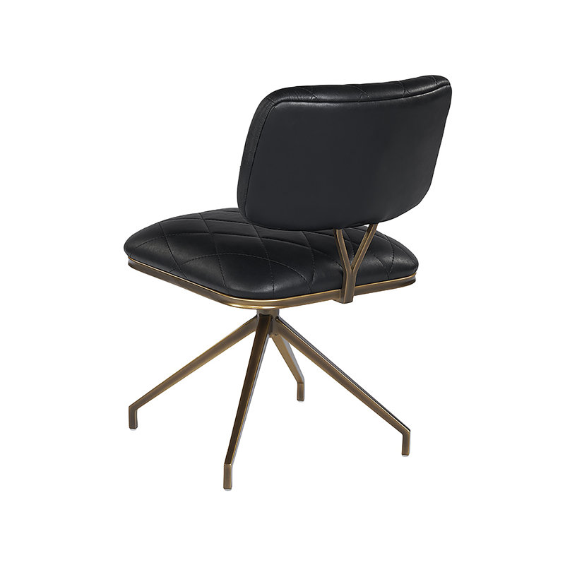 Virtu Swivel Dining Chair - Bravo Black