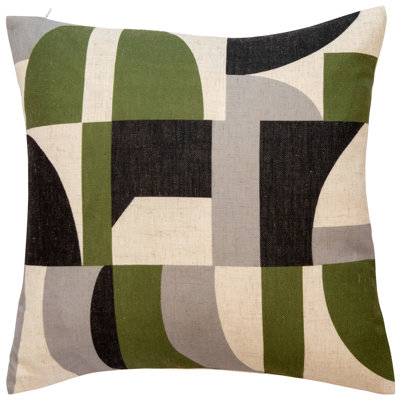 Pineland Geometric Square Cushion