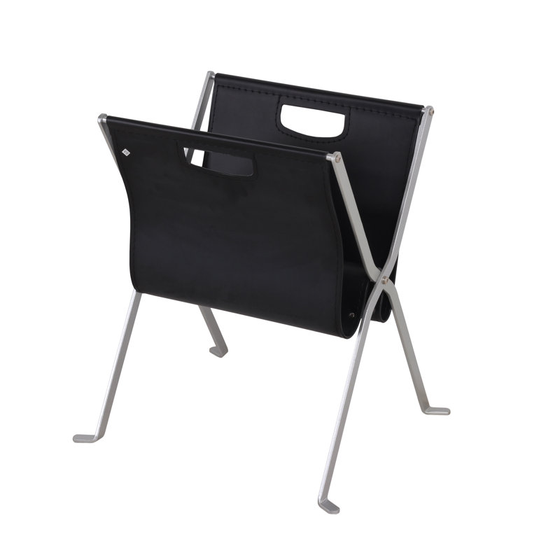 Bailey-James Vegan Leather Free Standing Magazine Rack