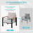Outdoor Couch Aluminum Patio Furniture Sofa, 4 - Person Seating Group With Cushions, 4 Piece Conversation Sets With Removable Cushion-593521844