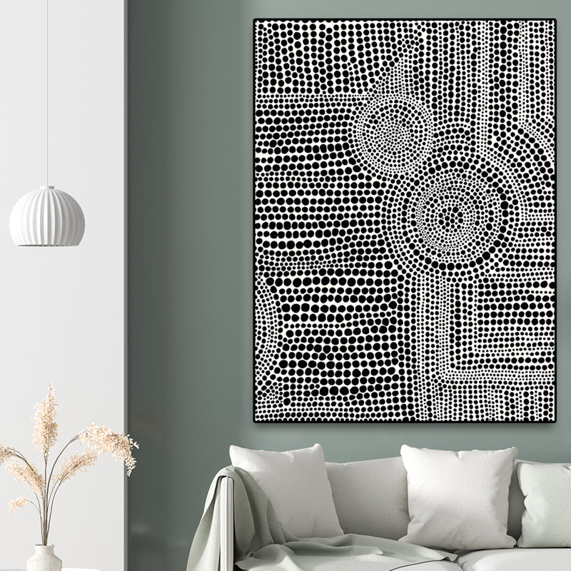 « clustered points a » par natasha marie, reproduction d’image sur toile