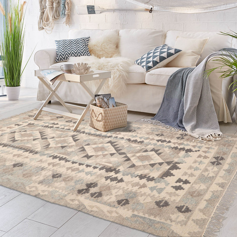 Kirthika Wool Southwestern Indoor / Outdoor Rug