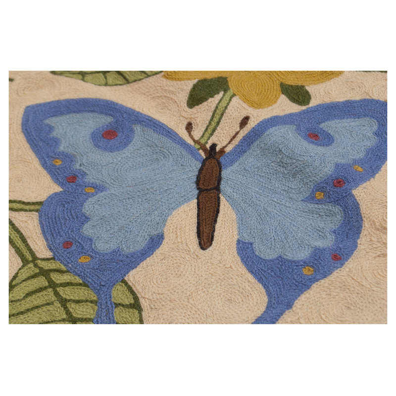 Lewallen Flatweave Area Rug, Rectangle 61 x 92cm