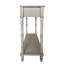 Console de canapé à 2 tiroirs en bois Gering
