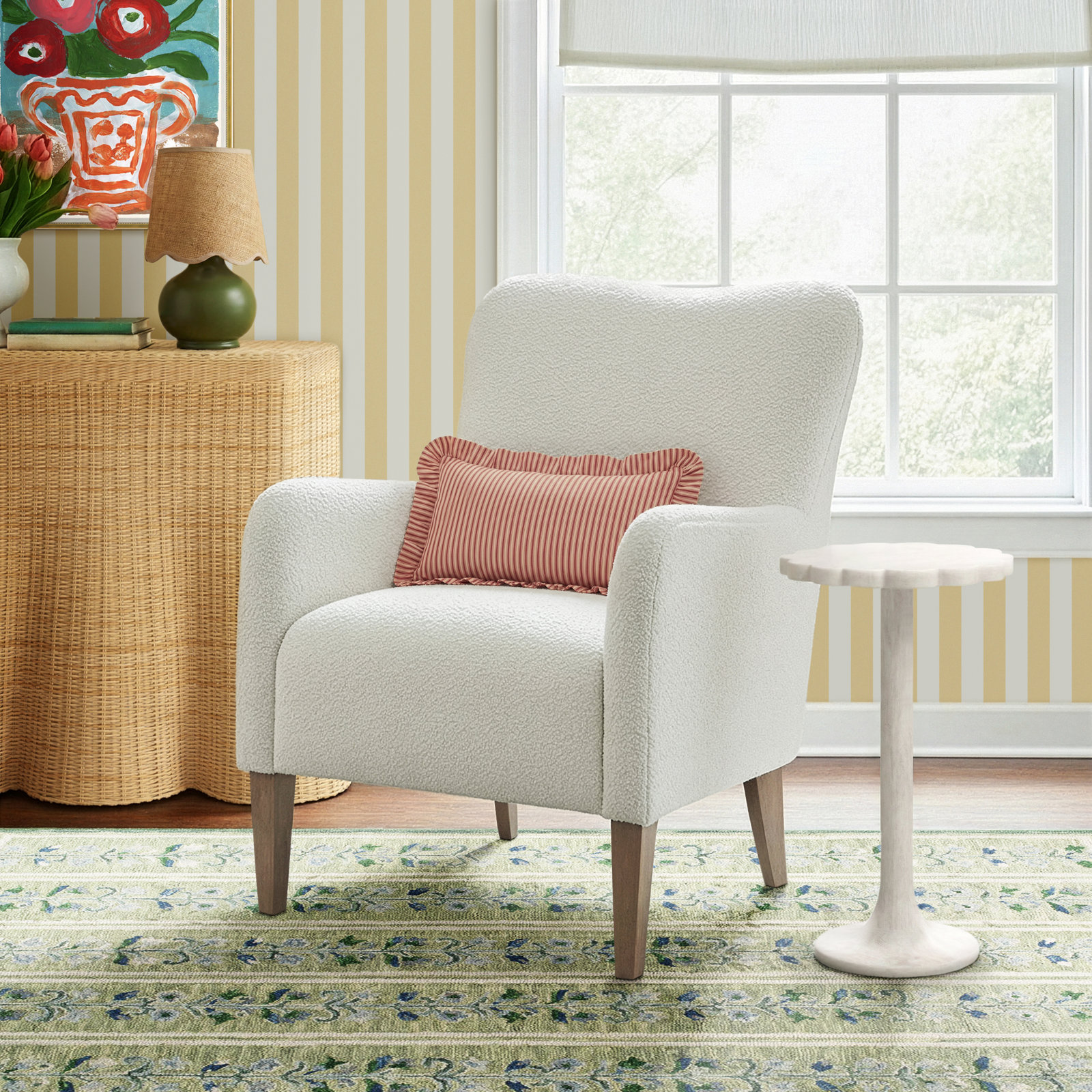 Mocca Pine Armchair