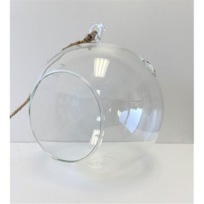 Lanterne de table en verre