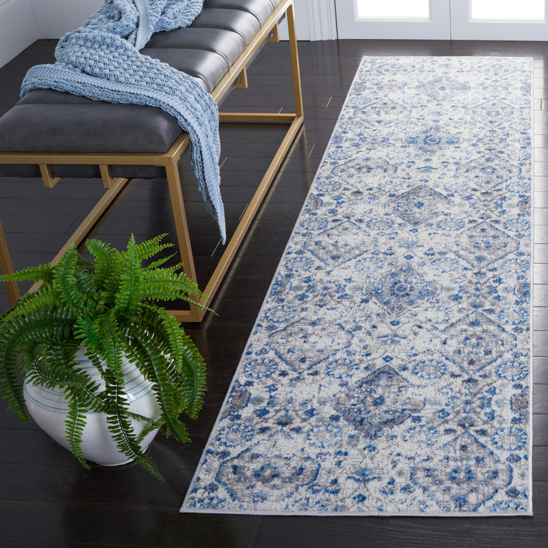 Anaeli 100 Performance Floral Rug, Runner 2'2" x 8'