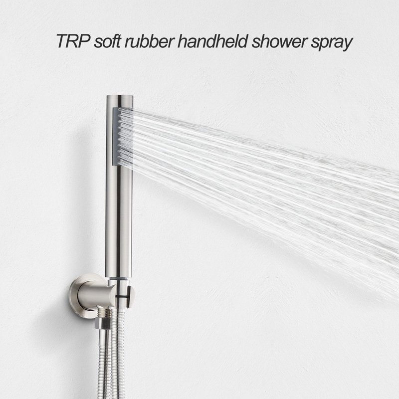 All-In-One Kit with Rough in-Valve, Silver