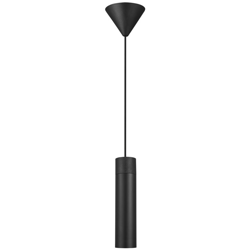 1 - Light Satin Pendant, Black