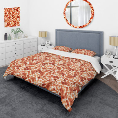 Giraffe Skin I Polyester Animal Print Duvet Cover