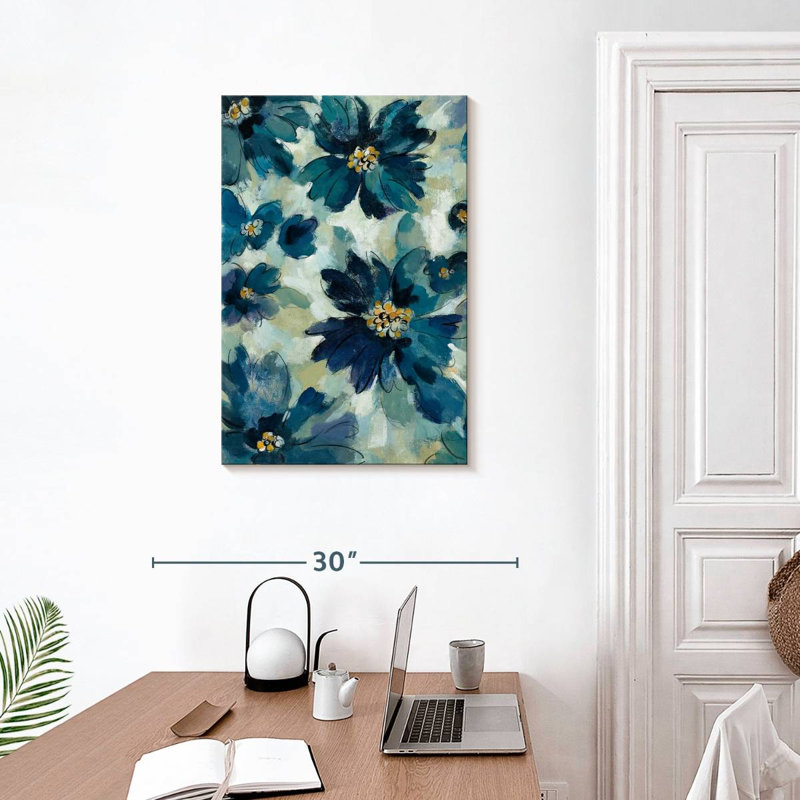 Harnek Inky Floral I, H 30 po x l 20 po