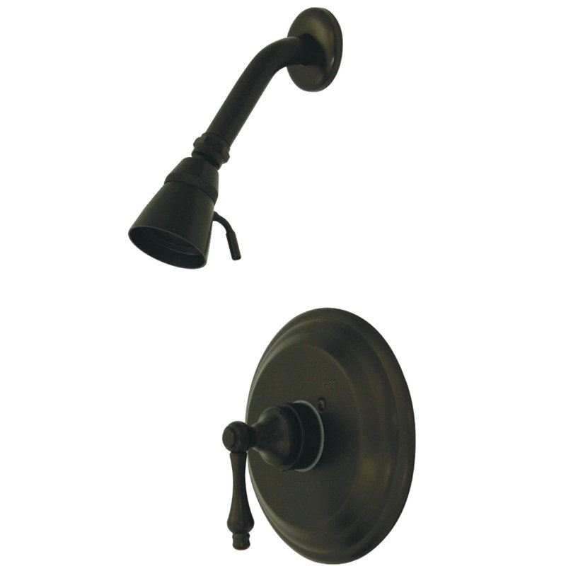 Robinet de douche thermostatique, Bronze huilé
