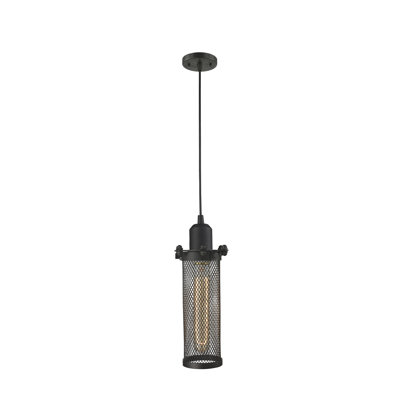 Luminaire suspendu cylindrique 1 lumière