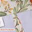 Panneaux de rideau à motif floral avec passe-tringle-567987039