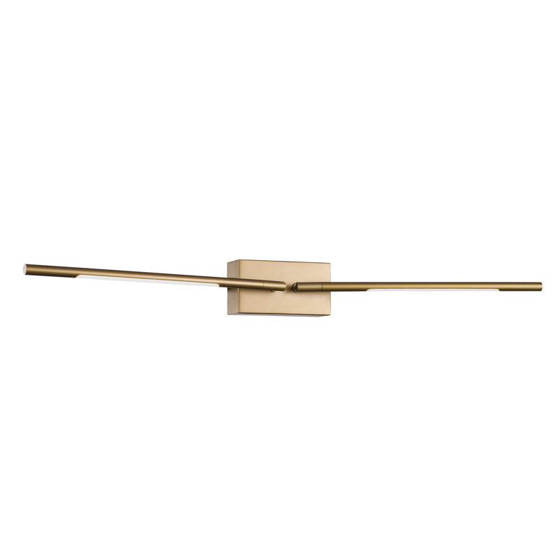 LED Armed Sconce, Gold