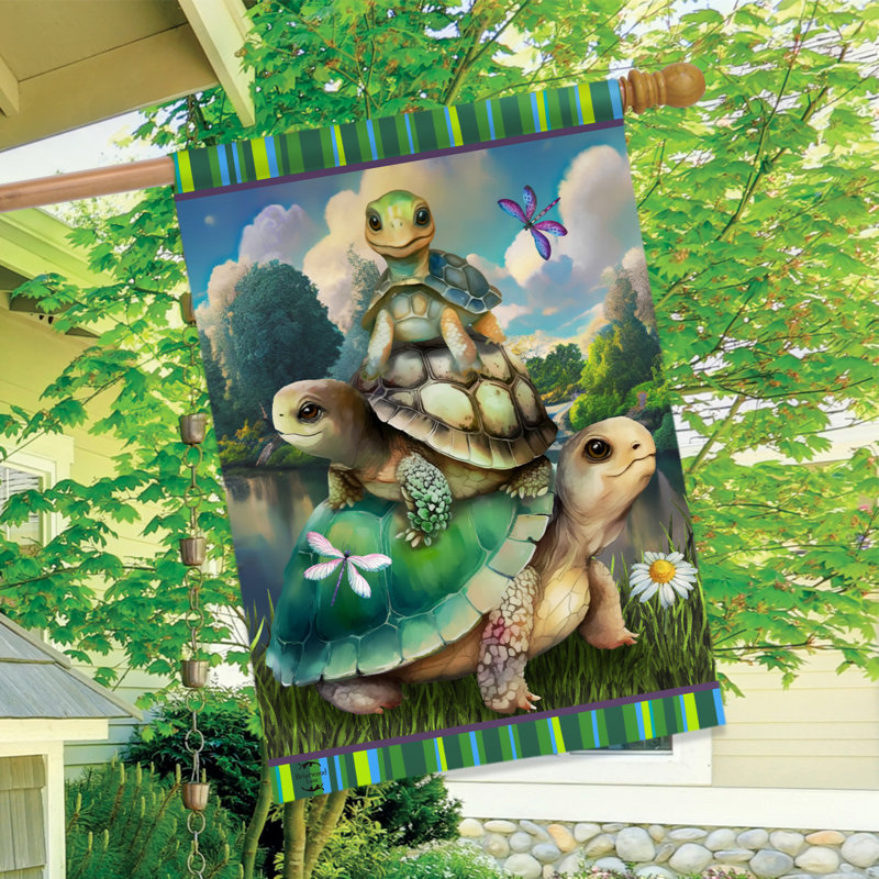 Turtle Trio House Flag