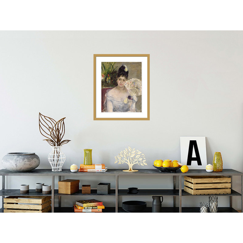 «At the ball» par Berthe Morisot - Estampe numérique, H 20,88 po x l 29,5 po