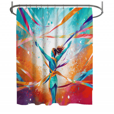 Gymnastics Shower Curtain