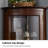19.69"Retro Solid Wood Rectangular Corner Cabinet