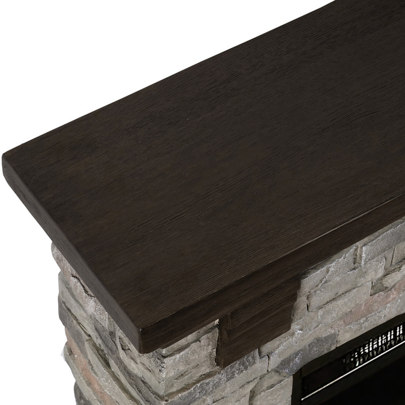 Electric Fireplace With Mantel