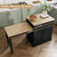 Îlot de cuisine 78,74 po en bois massif avec table de salle à manger extensible et rangement, chariot de cuisine mobile avec roues verrouillables-366597788