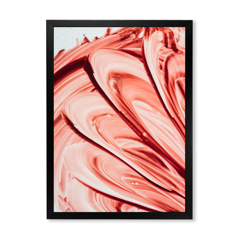 «Smeared Blood II», reproduction d'art sur toile, Toile avec cadre photo noir, H 20 po x l 12 po x P 1 po