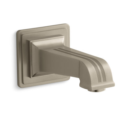 Pinstripe Pure Wall-Mount, 6-7/8" Non-Diverter Bath Spout