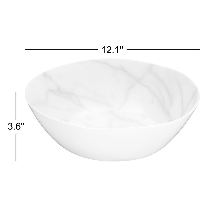 Orren Ellis Stygg Melamine Serving Bowl