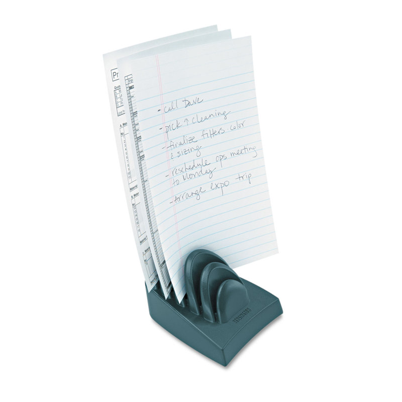 Kensington Blue Plastic Five-Slot Desktop Copy Holder