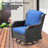 7 Piece Rattan Sofa Seating Group with Fire Pit and Cushions-405921533-405921532