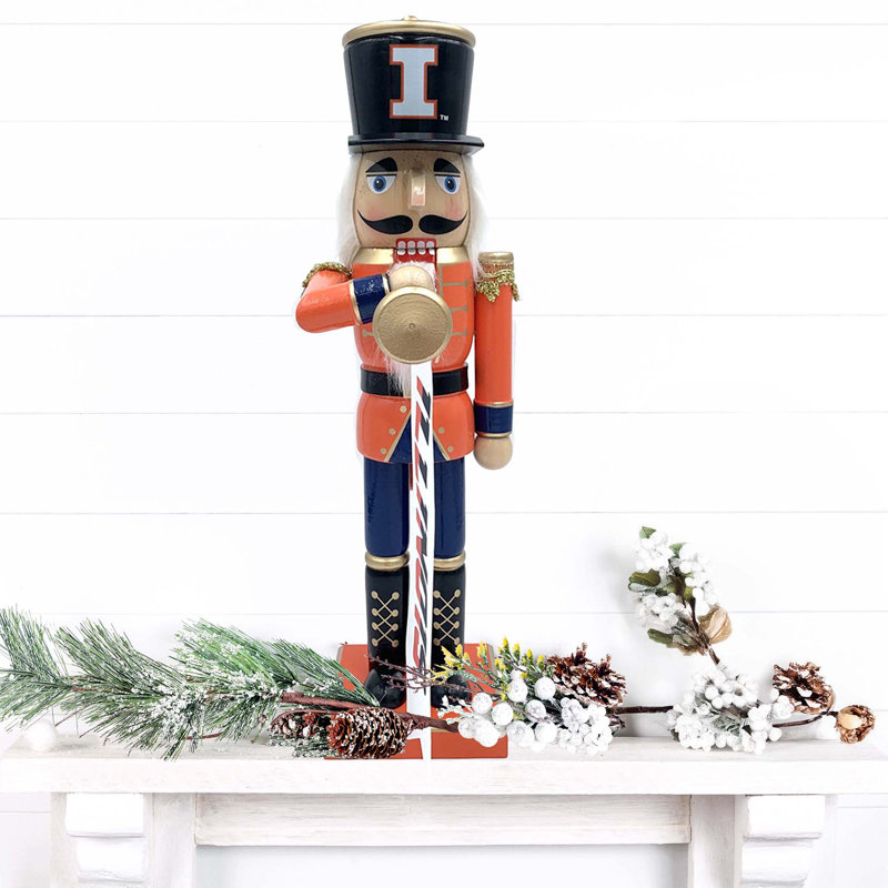 Casse-noisette NCAA College Spirit, Illinois Illini
