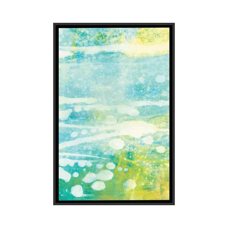«Lacuna IV», reproduction sur toile, H 26 po x l 18 po x P 1,5 po, Toile encadrée noire