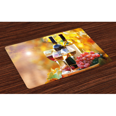 Manuel Wine Wine Themed Grape Placemat