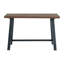 Petit bureau en bois massif industriel Adam-1699696317