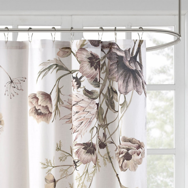 Rideaux de salle de bain Donohoe Cassandra, Rosé