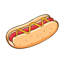 Papier peint de qualité supérieure - Illustration de hot-dog-1301896099
