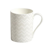 Zig Zag Bone China Coffee Mug