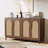 59" Rattan Sideboard Buffet Cabinet