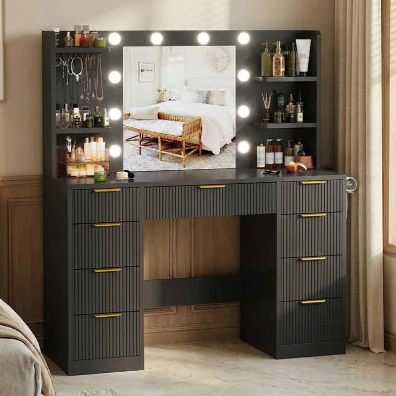 Dressing Table, Black