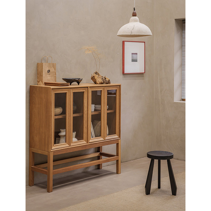 Vitrine de maison de style rétro