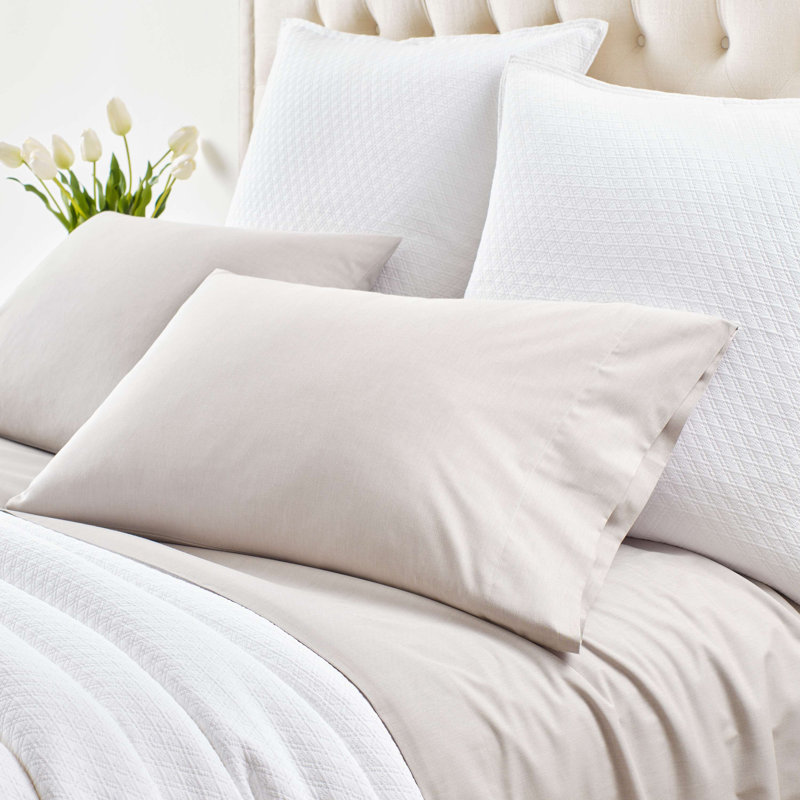 Cozy Cotton Pillowcases, White, King Pillowcases