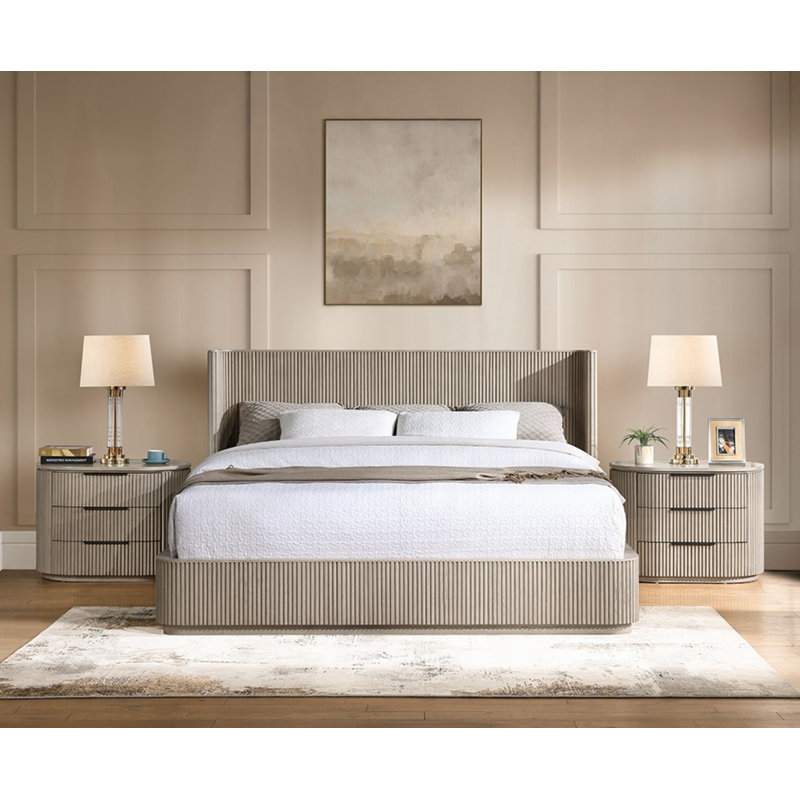 Leanna 3-pcs Bedroom Set, Queen