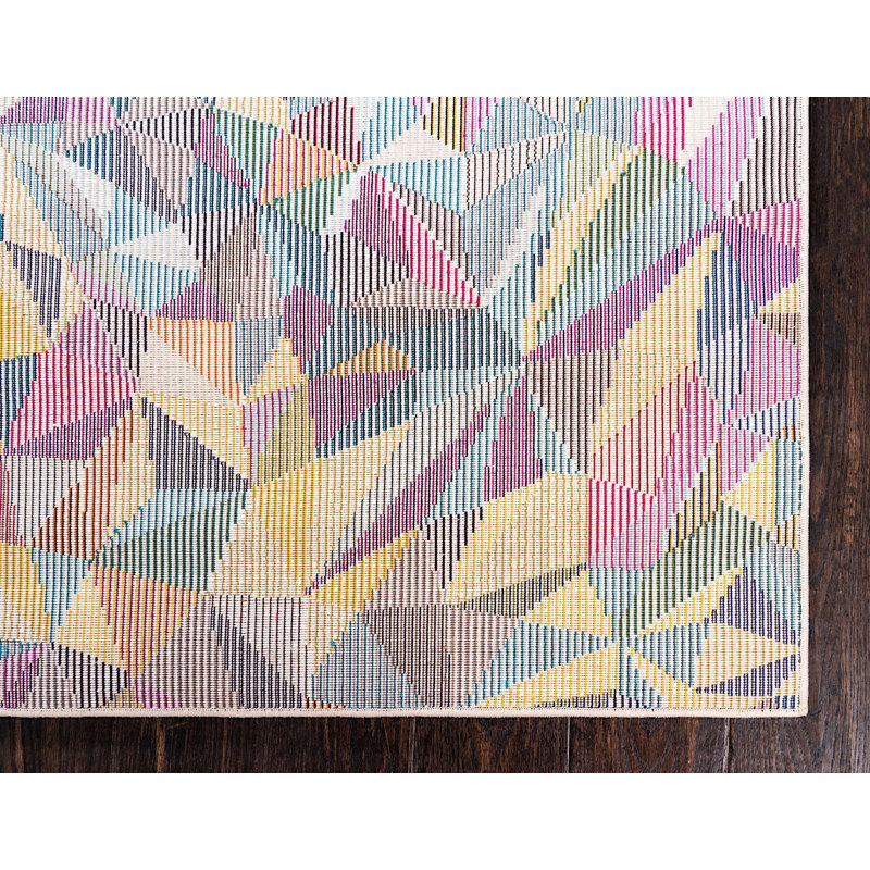 Abstract Indoor Rug, Runner 2'2" x 6'7"
