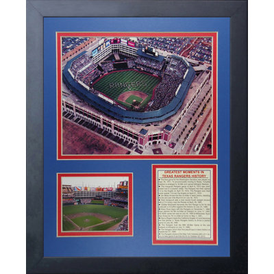 «Texas Rangers Ballpark at Arlington», souvenirs encadrés