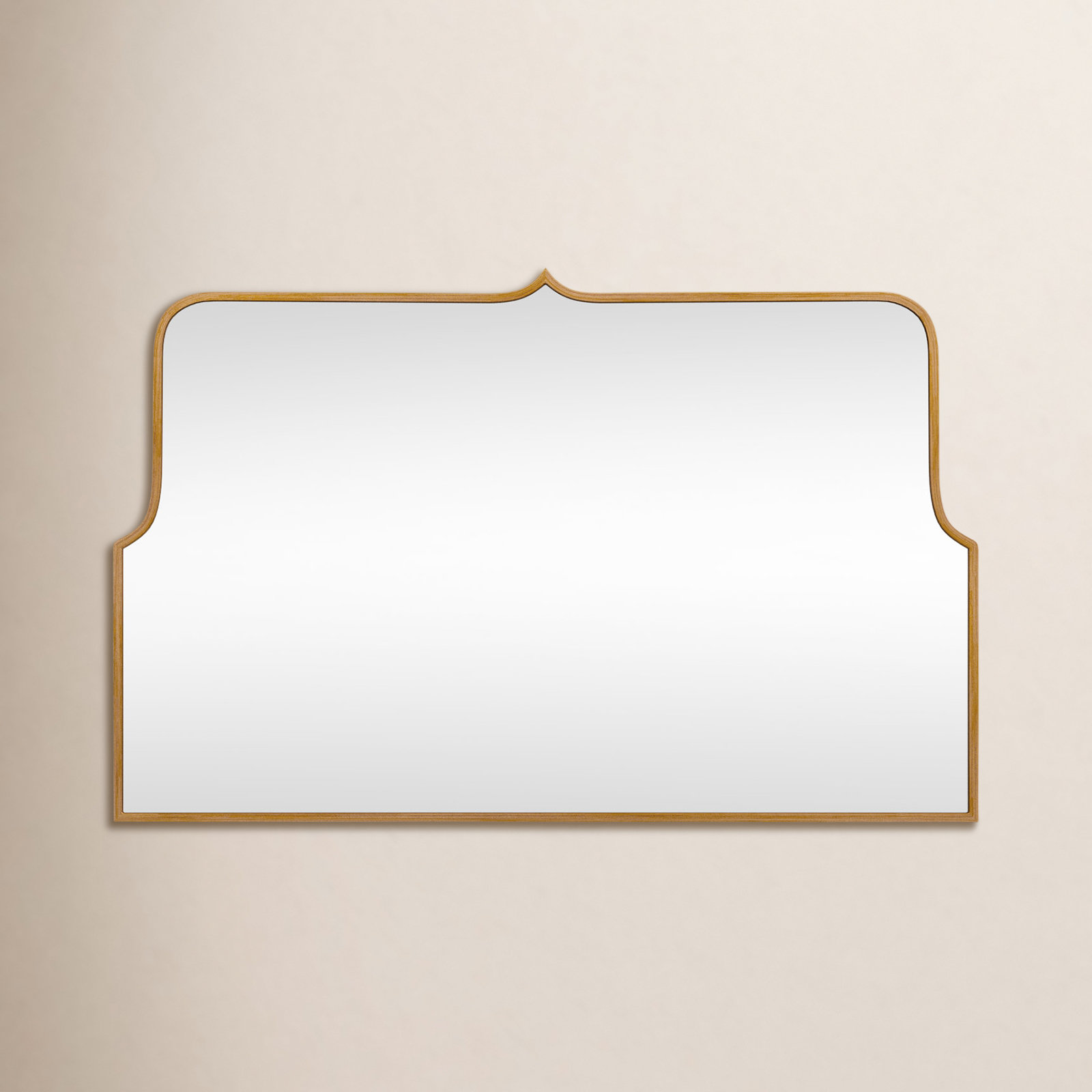 Keris 22" Accent Mirror, Gold, 24" x 37"