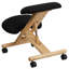 Mobile Wooden Ergonomic Kneeling Office Chair-825288959