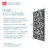 3'x6' Galvanized Powder Coated Steel Tangle Decorative Panel