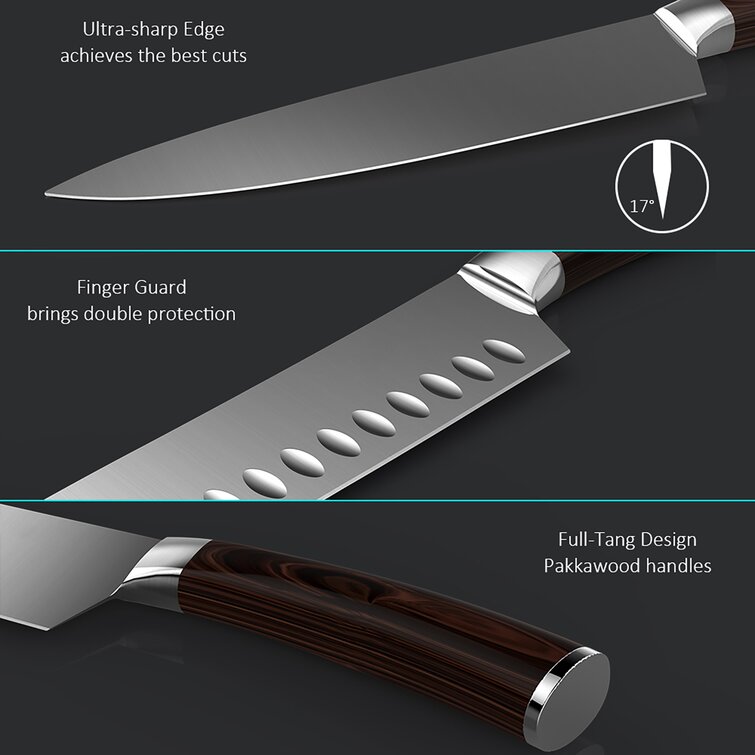 Homgeek 2 Piece Stainless Steel Assorted Knife Set