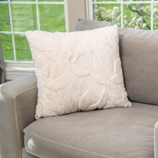 Coussin en fausse fourrure HGTV Triple Jacquard
