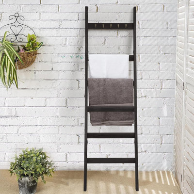 Hokku Designs 6-Tier Blanket Ladder For Living Room And Bedroom
